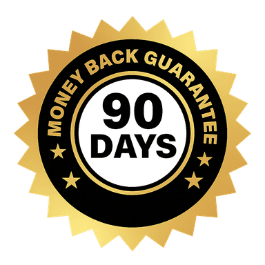 90-Day Money-Back Guarantee Badge